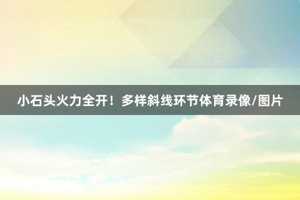 小石头火力全开！多样斜线环节体育录像/图片