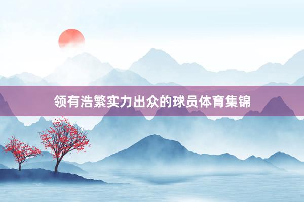 领有浩繁实力出众的球员体育集锦