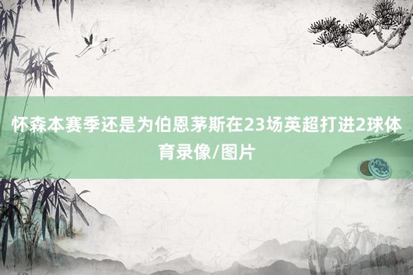 怀森本赛季还是为伯恩茅斯在23场英超打进2球体育录像/图片