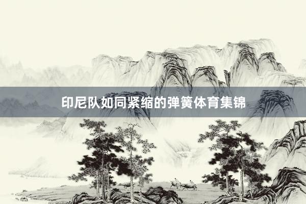 印尼队如同紧缩的弹簧体育集锦