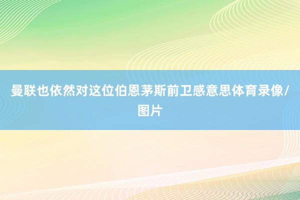 曼联也依然对这位伯恩茅斯前卫感意思体育录像/图片