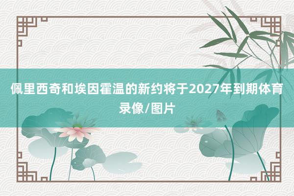佩里西奇和埃因霍温的新约将于2027年到期体育录像/图片