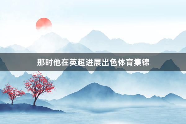 那时他在英超进展出色体育集锦