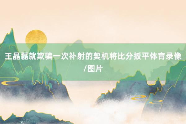 王晶磊就欺骗一次补射的契机将比分扳平体育录像/图片