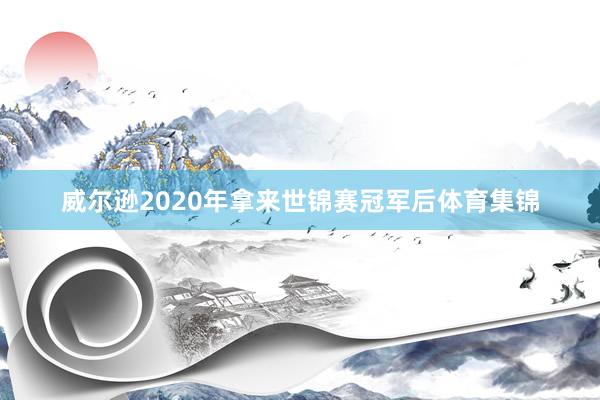 威尔逊2020年拿来世锦赛冠军后体育集锦