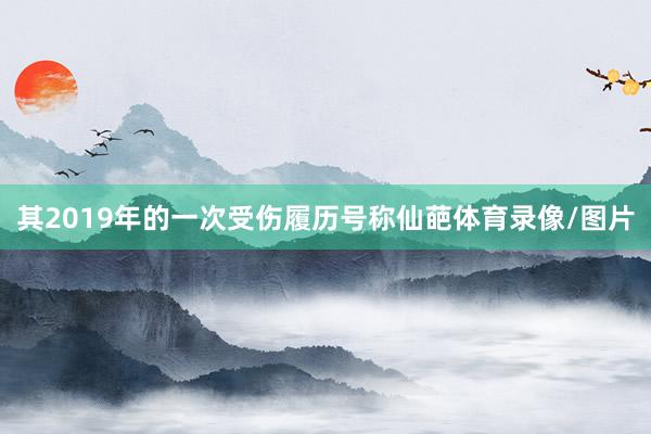其2019年的一次受伤履历号称仙葩体育录像/图片