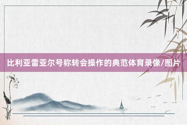 比利亚雷亚尔号称转会操作的典范体育录像/图片