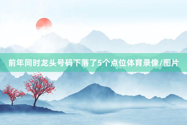 前年同时龙头号码下落了5个点位体育录像/图片