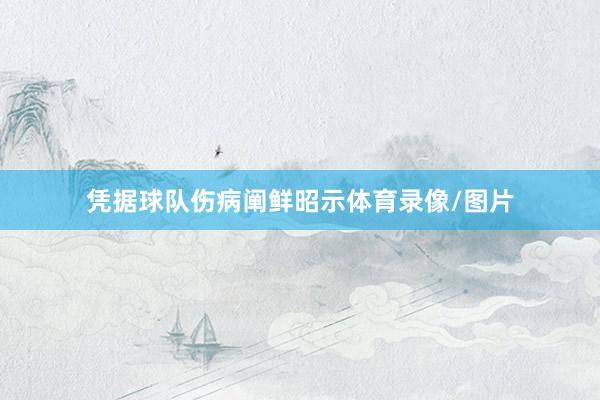 凭据球队伤病阐鲜昭示体育录像/图片