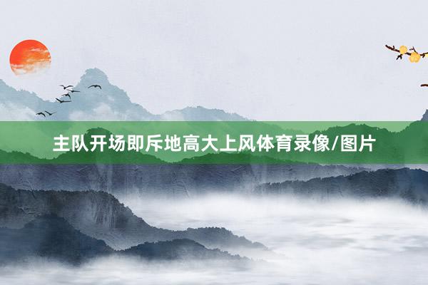 主队开场即斥地高大上风体育录像/图片