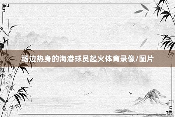 场边热身的海港球员起火体育录像/图片