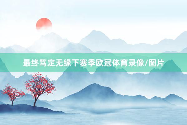最终笃定无缘下赛季欧冠体育录像/图片