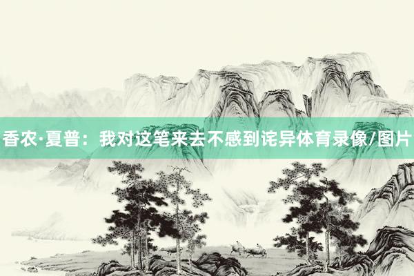 香农·夏普：我对这笔来去不感到诧异体育录像/图片